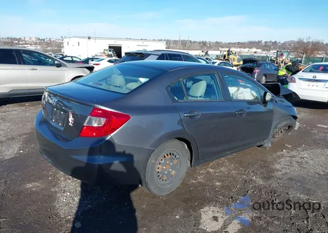 2012 Honda Civic Lx z USA, uszkodzony, nr VIN 19XFB2F5XCE373254